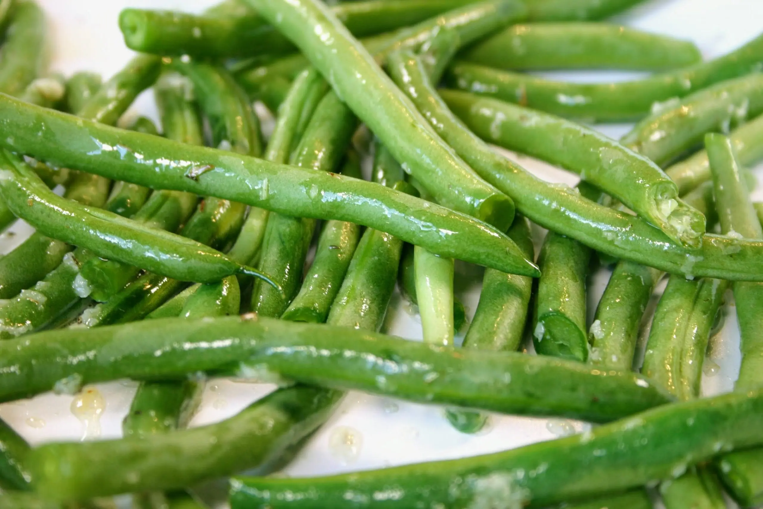 Roasted Green Beans With Garlic Herb Butter Vegetarian Side Dish