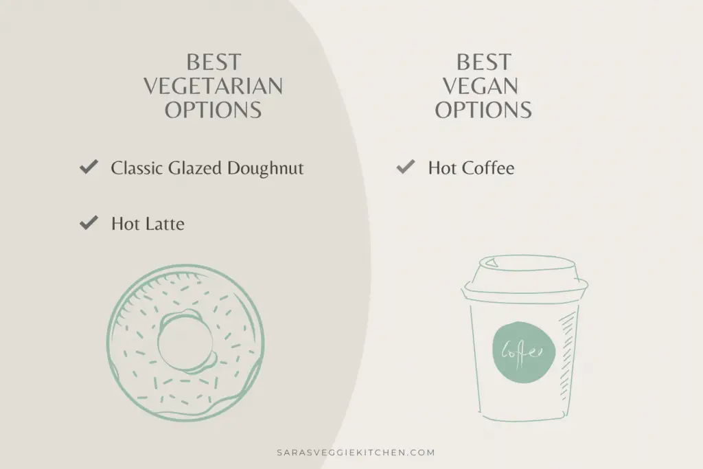 Vegan options at Krispy Kreme