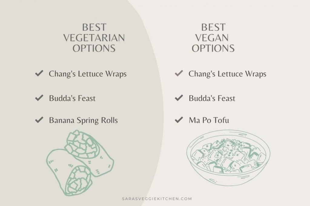 What are the best vegan options at PF Chang's