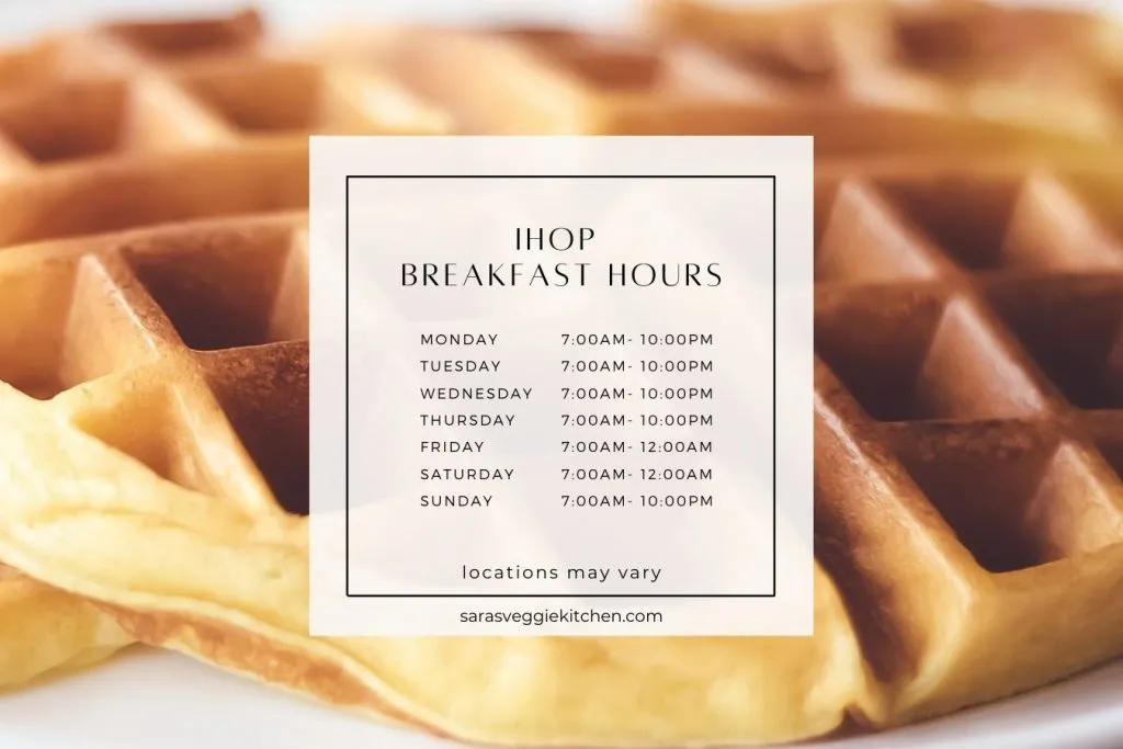 IHOP Breakfast Hours