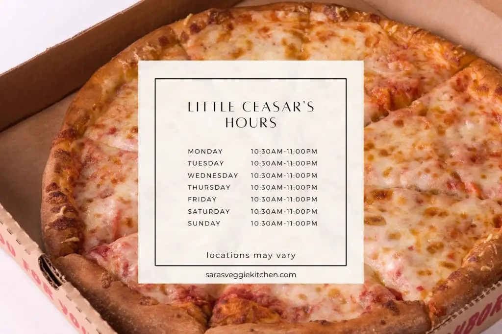 Little Ceasar's Hours