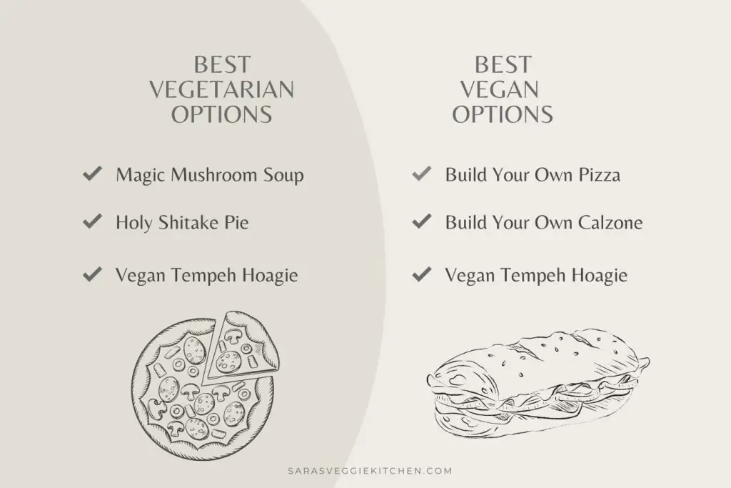 Best vegan options at Mellow Mushroom