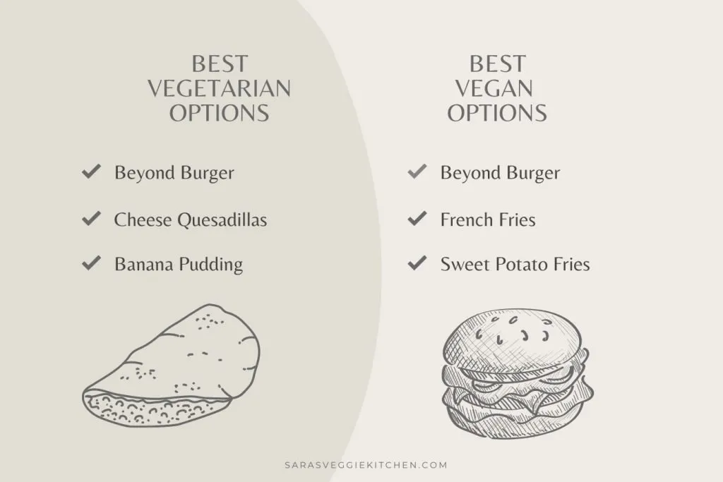 vegan options at Famous Daves